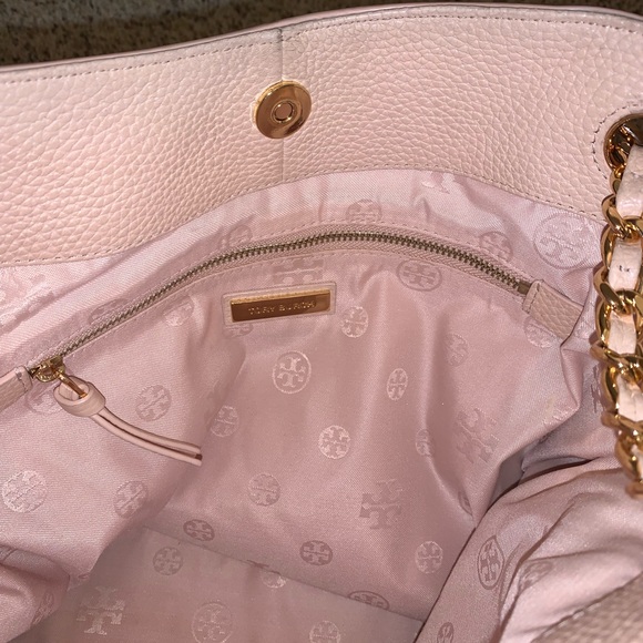 Blush Pink Tory Burch Large Shoulder Bag Tote - Picture 2 of 13